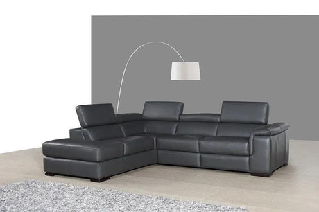 Agata Premium Leather Sectional | J&M | Home Elegance USA