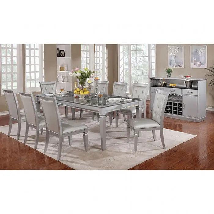 Alena Rectangular Expandable Dining Set by Furniture of America | Home Elegance USA