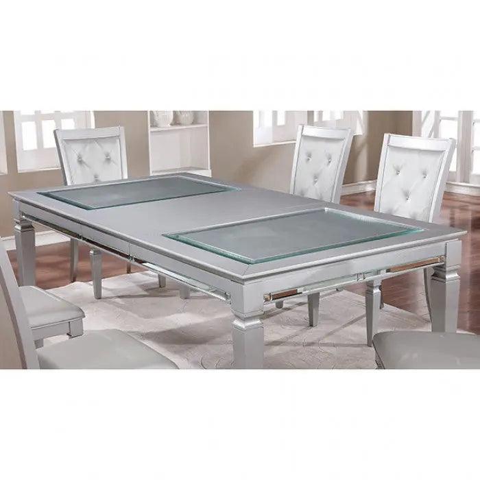 Alena Rectangular Expandable Dining Set by Furniture of America | Home Elegance USA