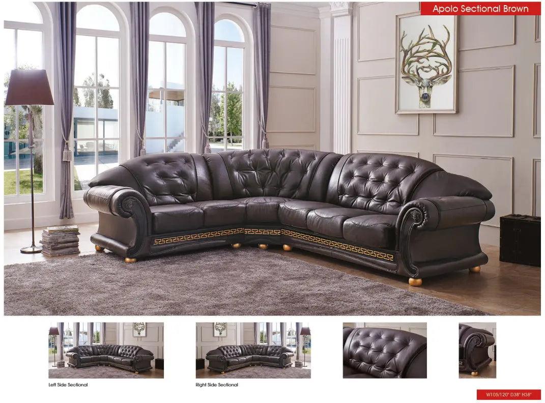 Apolo Traditional Sectional | ESF | Home Elegance USA