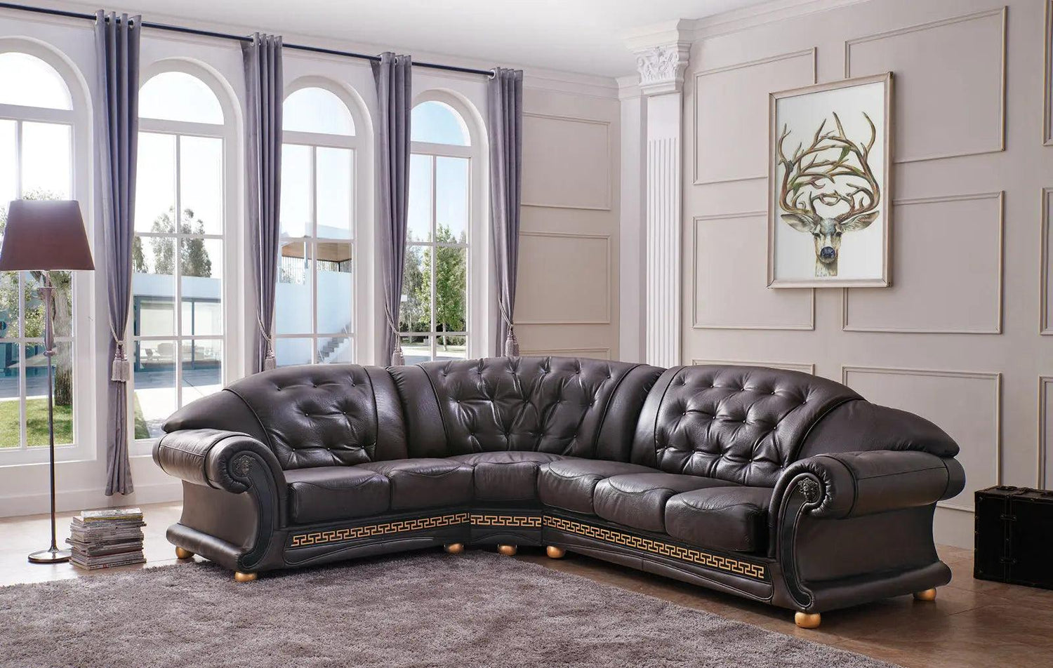 Apolo Traditional Sectional | ESF | Home Elegance USA