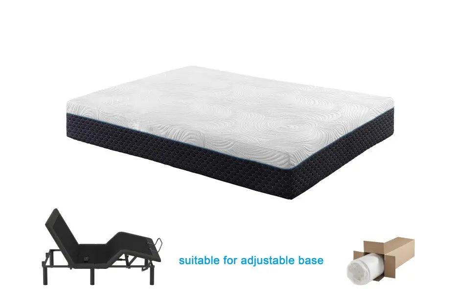 Avior 14 Inch Latex Microcoil Hybrid Mattress - Mt - Mc14 | Homelegance | Home Elegance USA