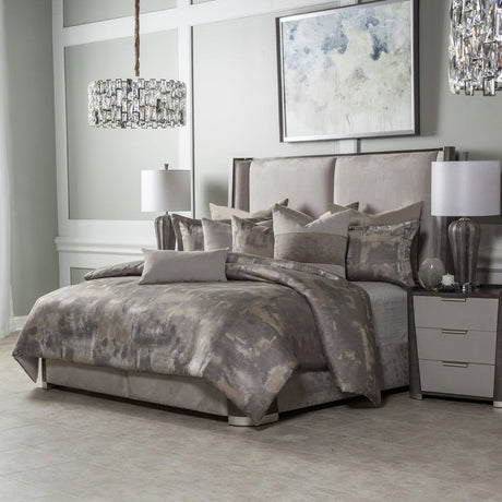 Aubrey Comforter Set Patina | Aico | Home Elegance USA