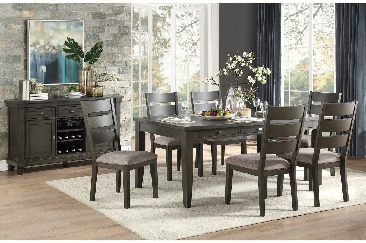 Baresford 7 - Piece Rectangular Dining Room Set | Homelegance | Home Elegance USA