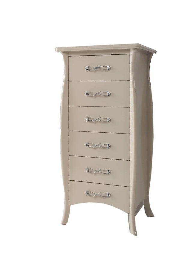 Esf Furniture - Dupen Spain Chest In Ivory - S132Chest