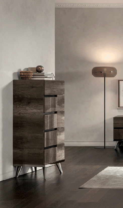 Esf Furniture - Medea Chest In Vintage Oak - Medeachest