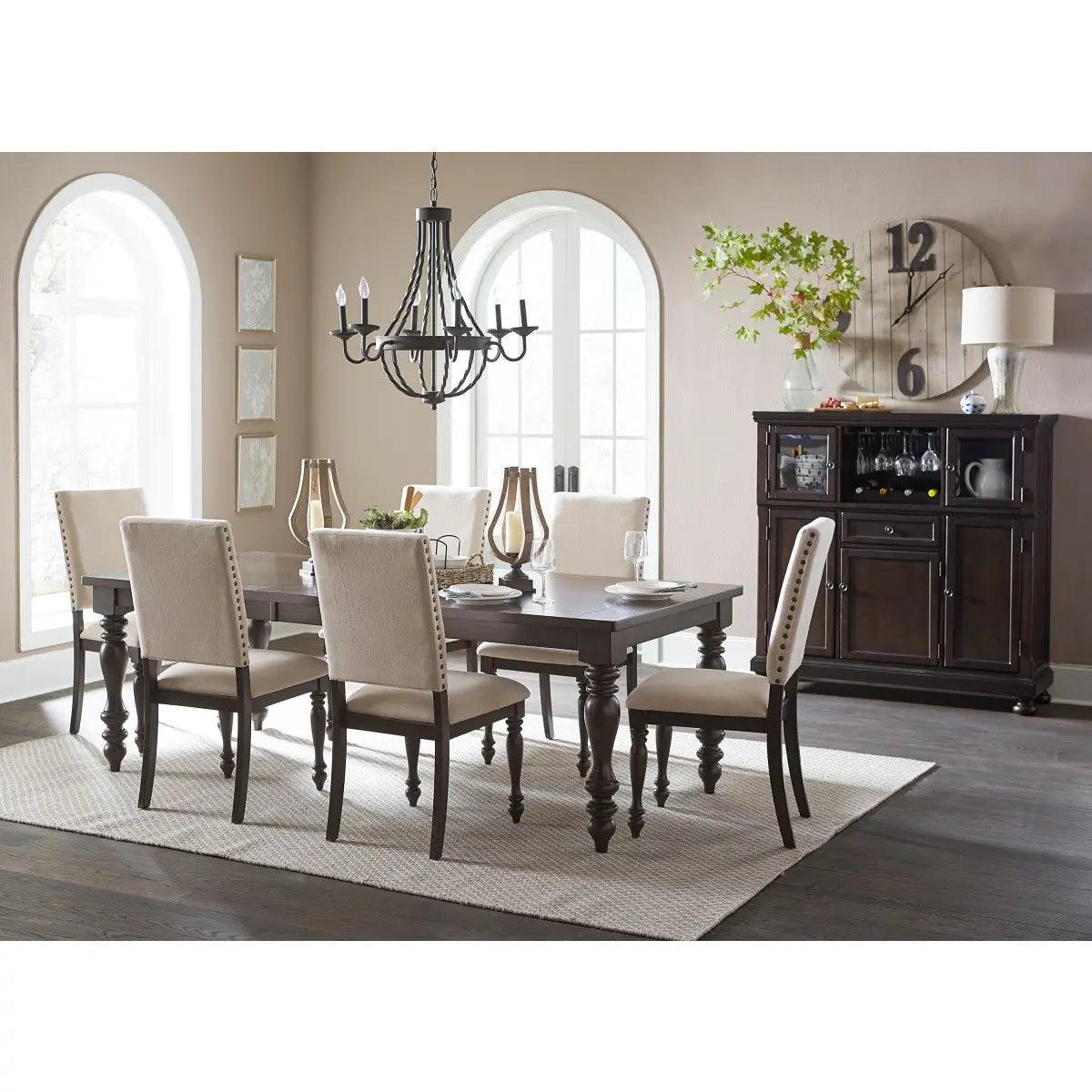 Begonia 7 - Piece Rectangular Dining Room Set | Homelegance | Home Elegance USA