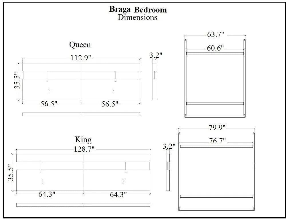 Braga Premium Bedroom Set Set | J&M | Home Elegance USA