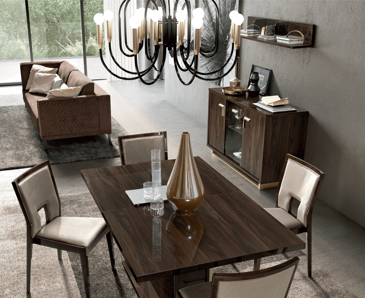 Esf Furniture - Volare 5 Piece Dining Table Set - Volare-5Set-4Chair