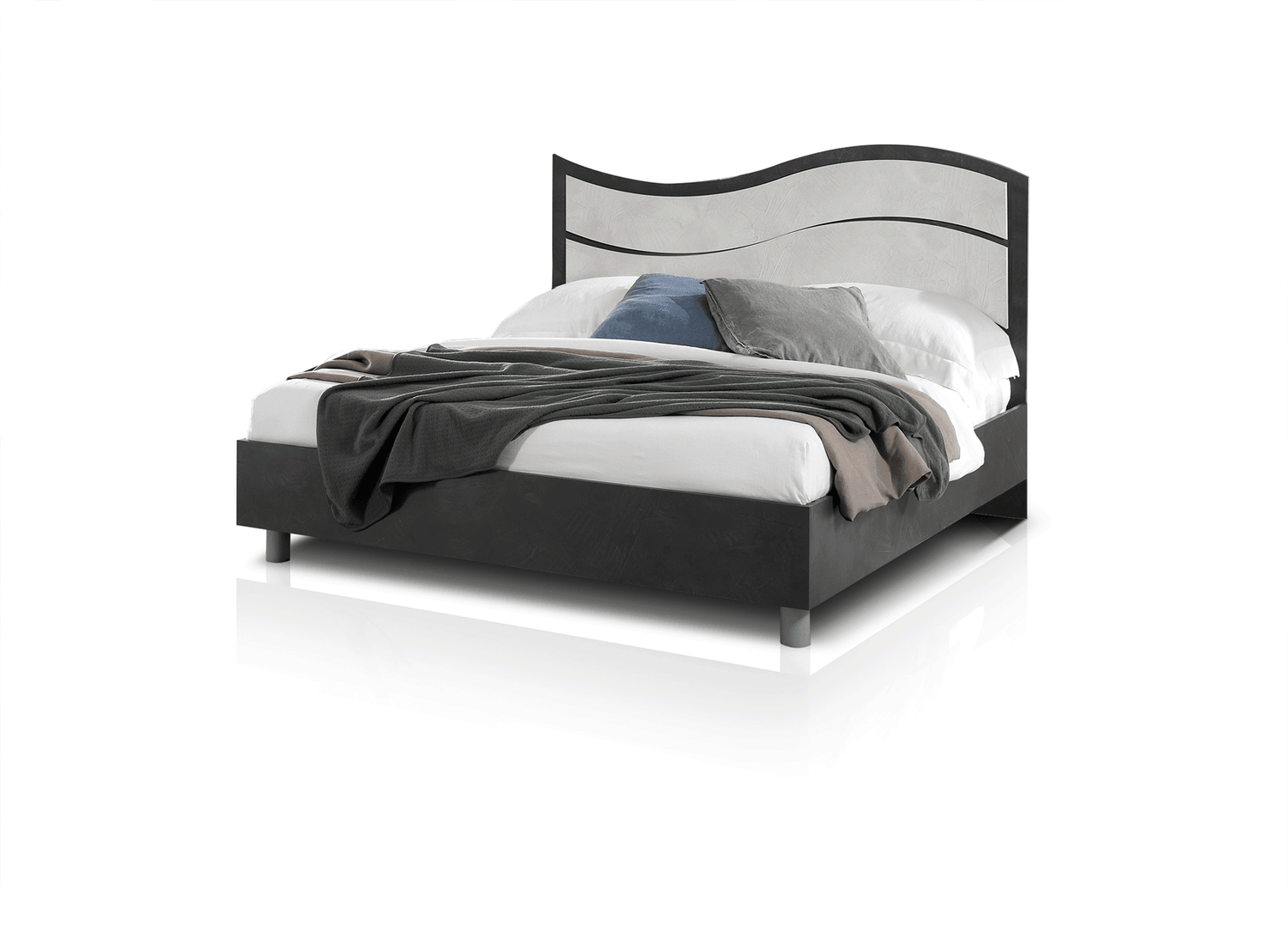 Esf Furniture - Mcs Italy Ischia 5 Piece Queen Bedroom Set - Ischiaqs-5Set