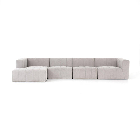 Four Hands Langham Channeled 4 Pc Sectional