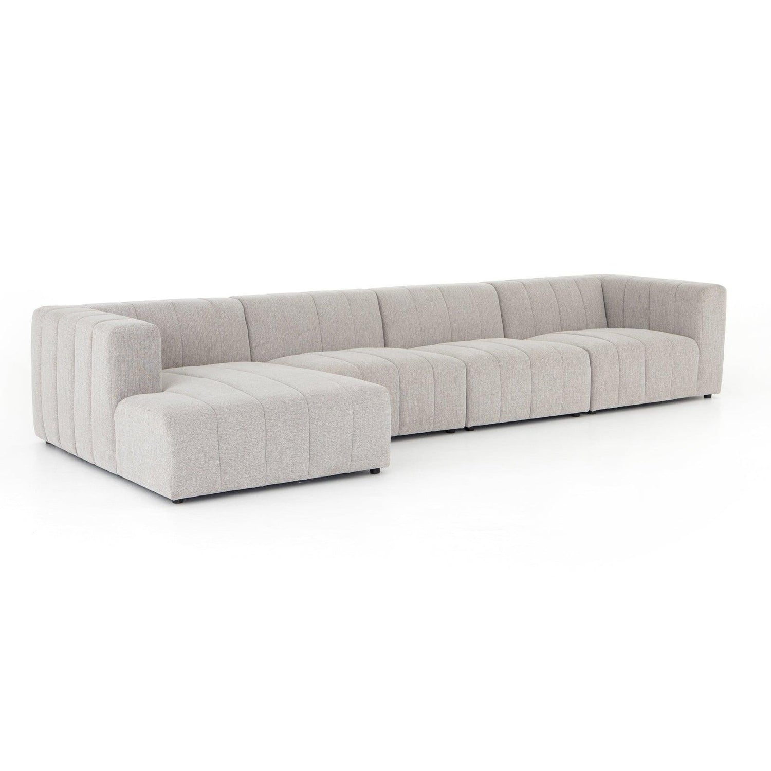 Four Hands Langham Channeled 4 Pc Sectional