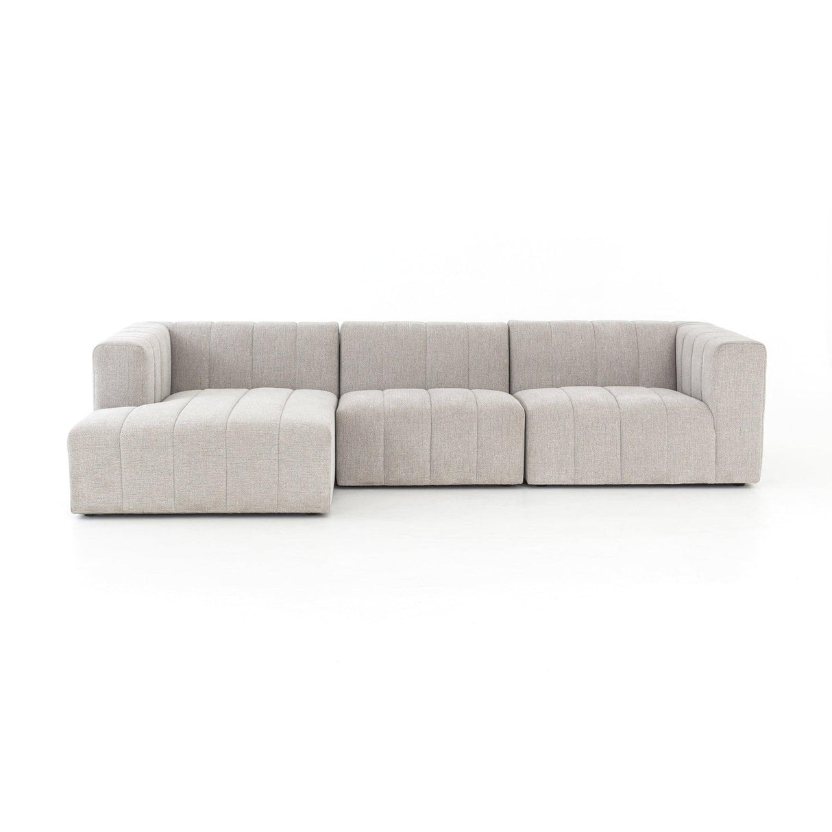 Four Hands Langham Channeled 3 Pc Sectional