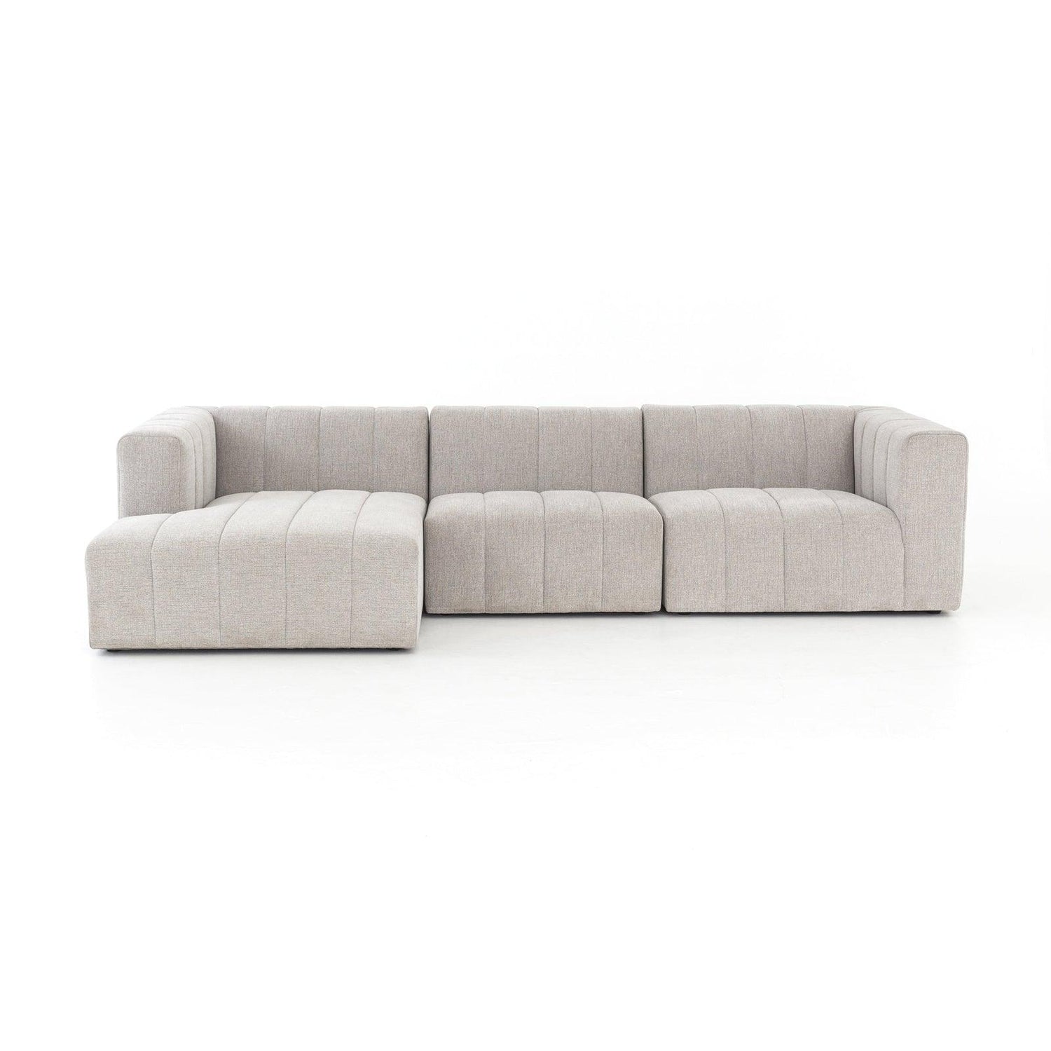 Four Hands Langham Channeled 3 Pc Sectional