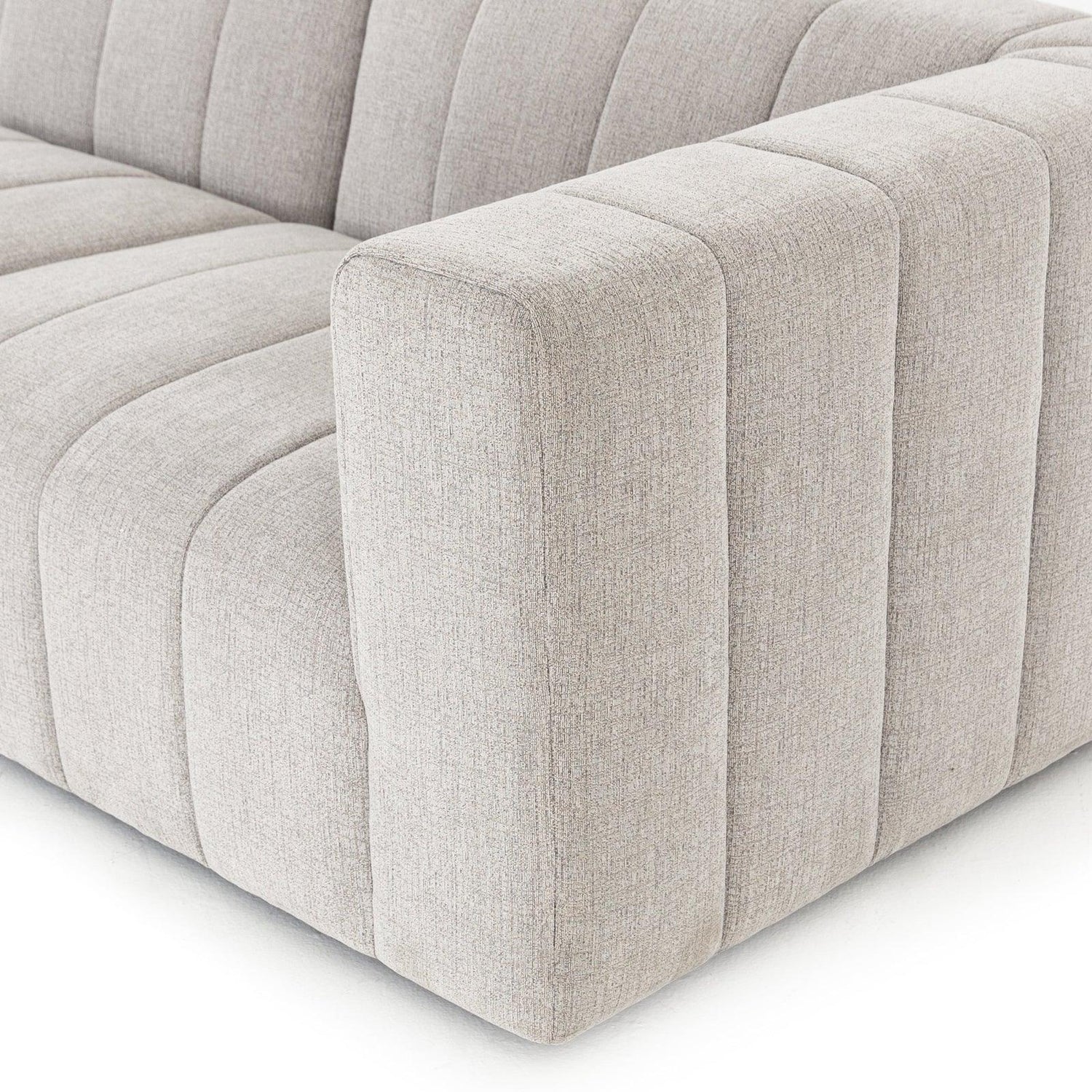 Four Hands Langham Channeled 3 Pc Sectional