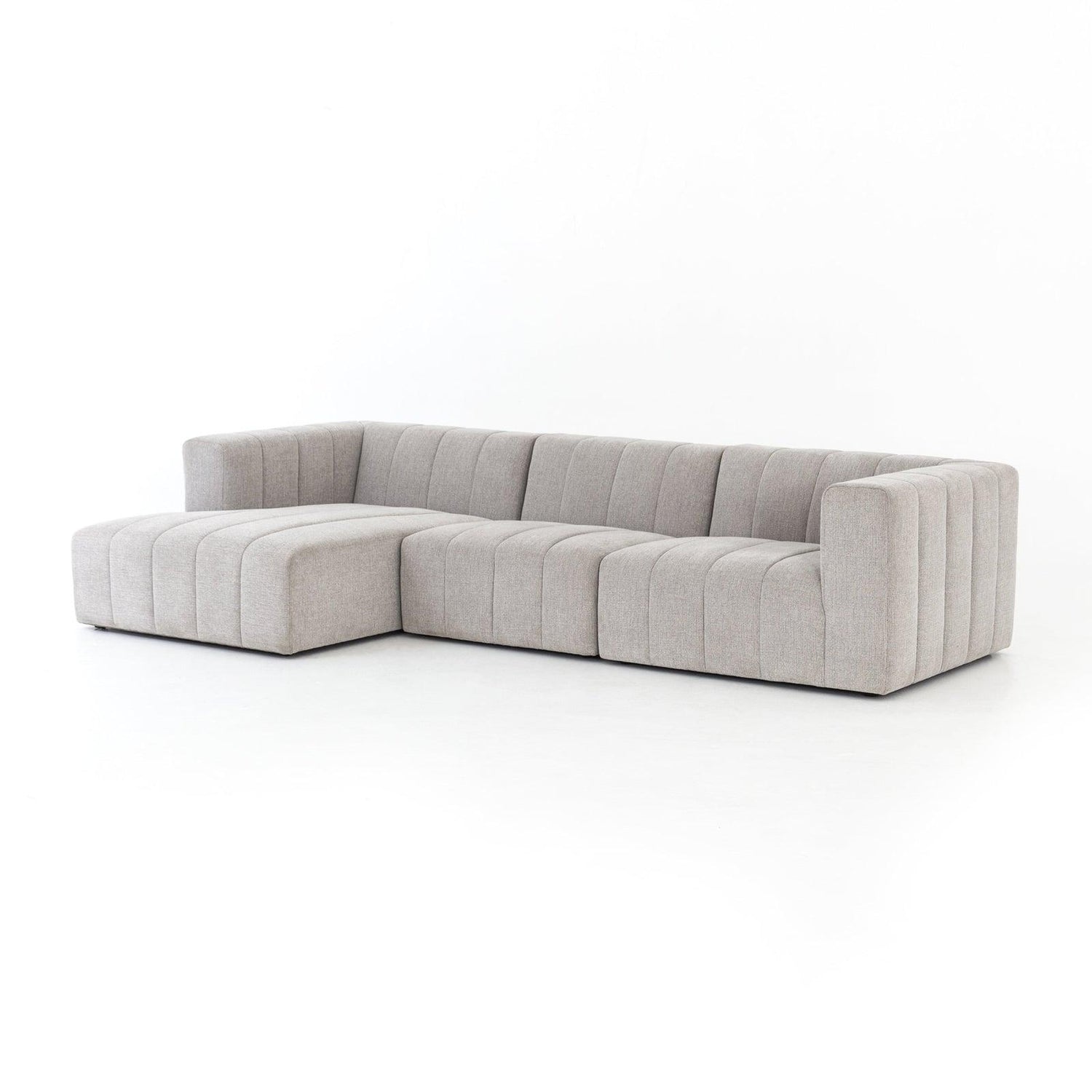 Four Hands Langham Channeled 3 Pc Sectional
