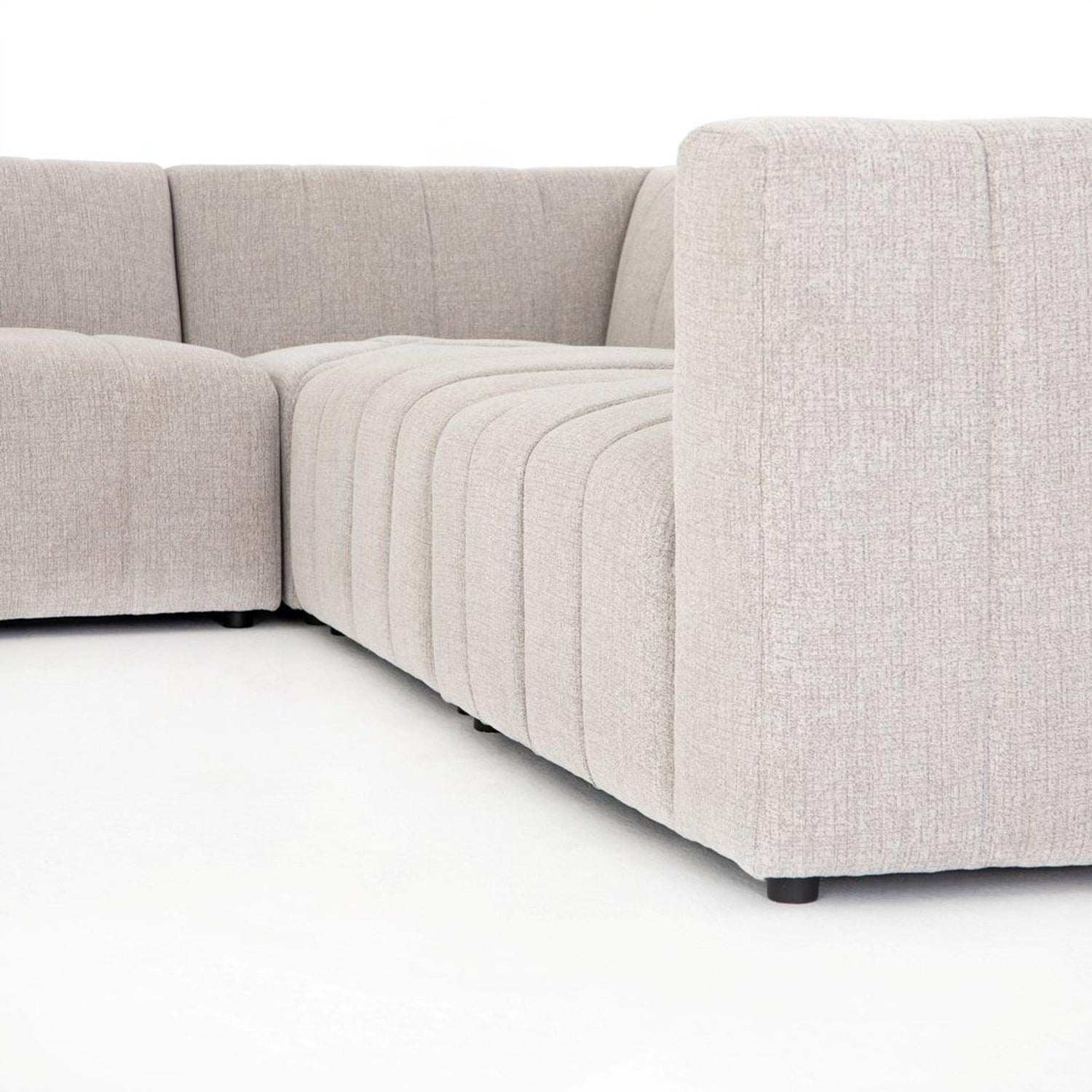 Four Hands Langham Channeled 6 Pc Sectional