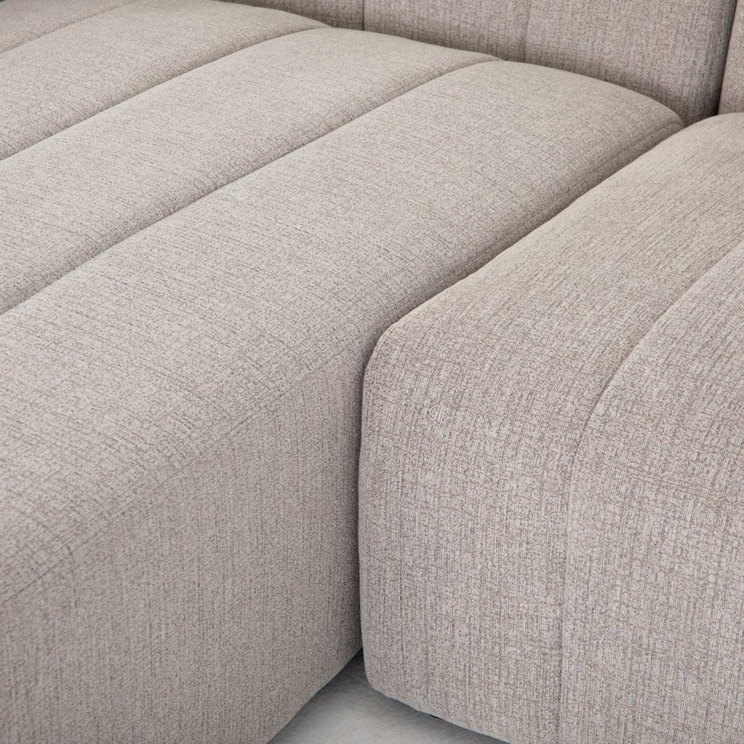 Four Hands Langham Channeled 6 Pc Sectional