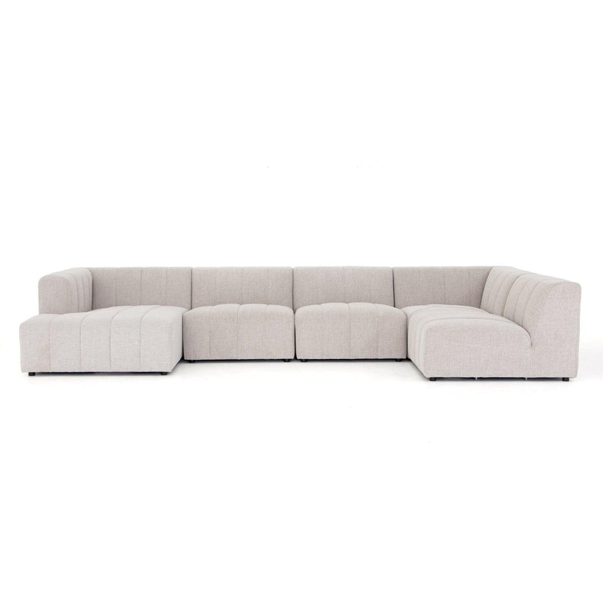 Four Hands Langham Channeled 5 Pc Sectional