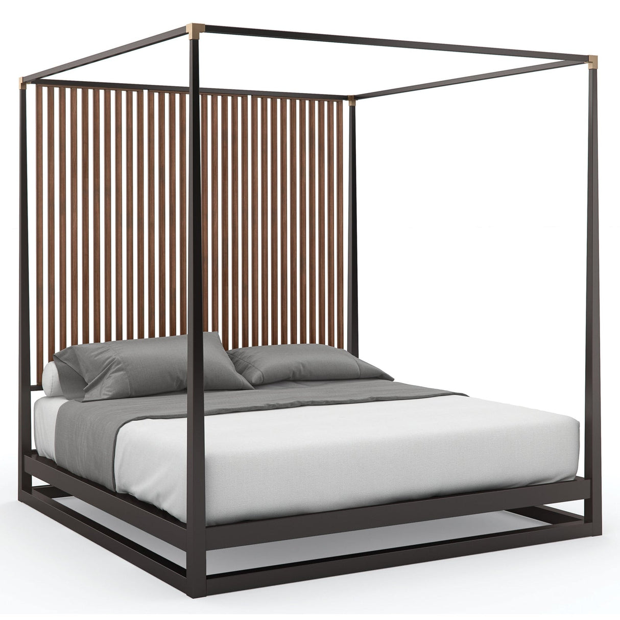 Caracole Classic Pinstripe Bed - Home Elegance USA