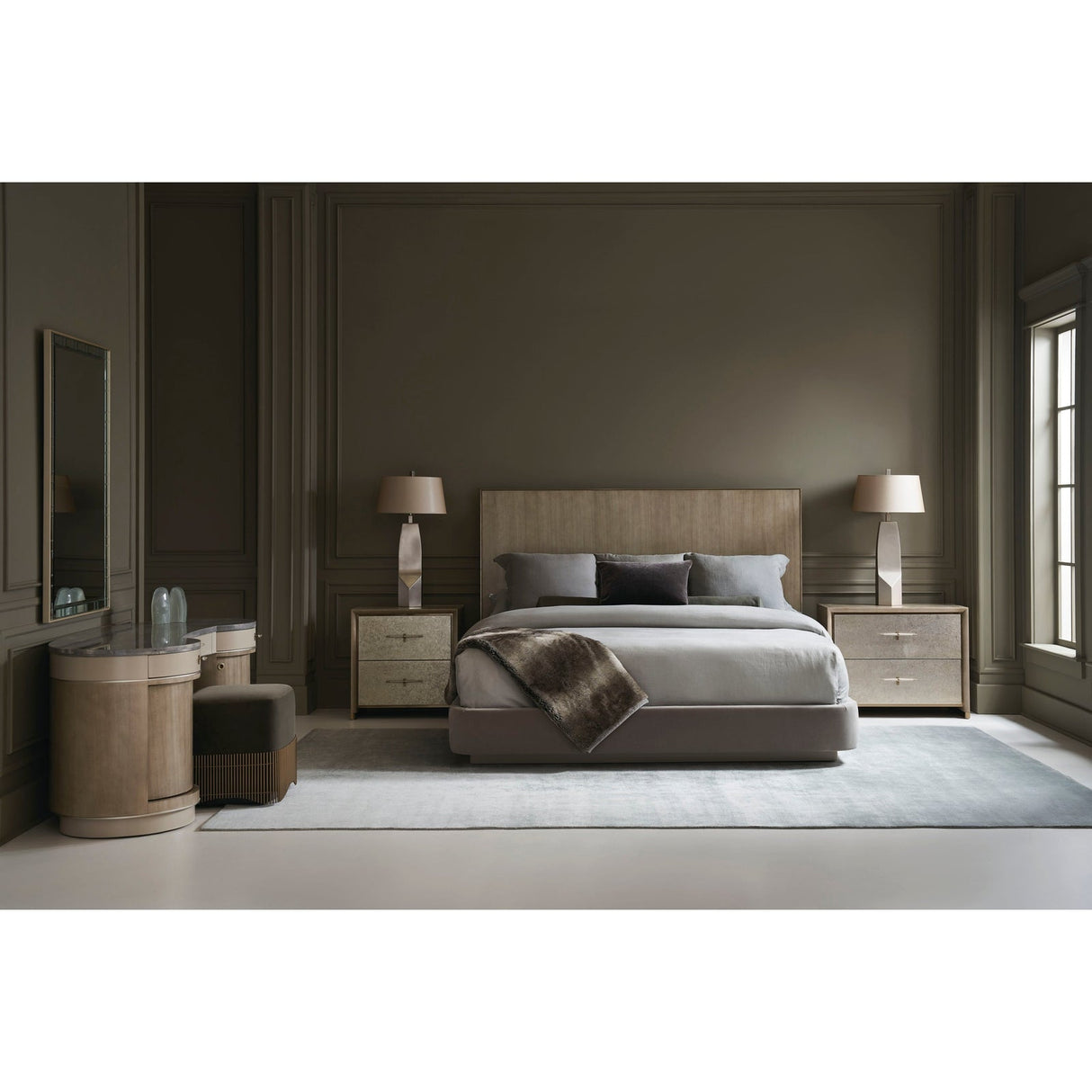 Caracole Classic Petit Four Ottoman - Home Elegance USA