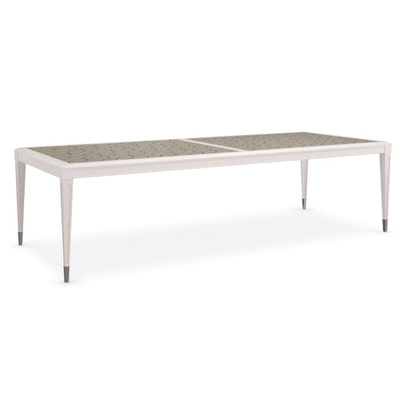 Caracole Classic Lattice Gather Dining Table - Home Elegance USA