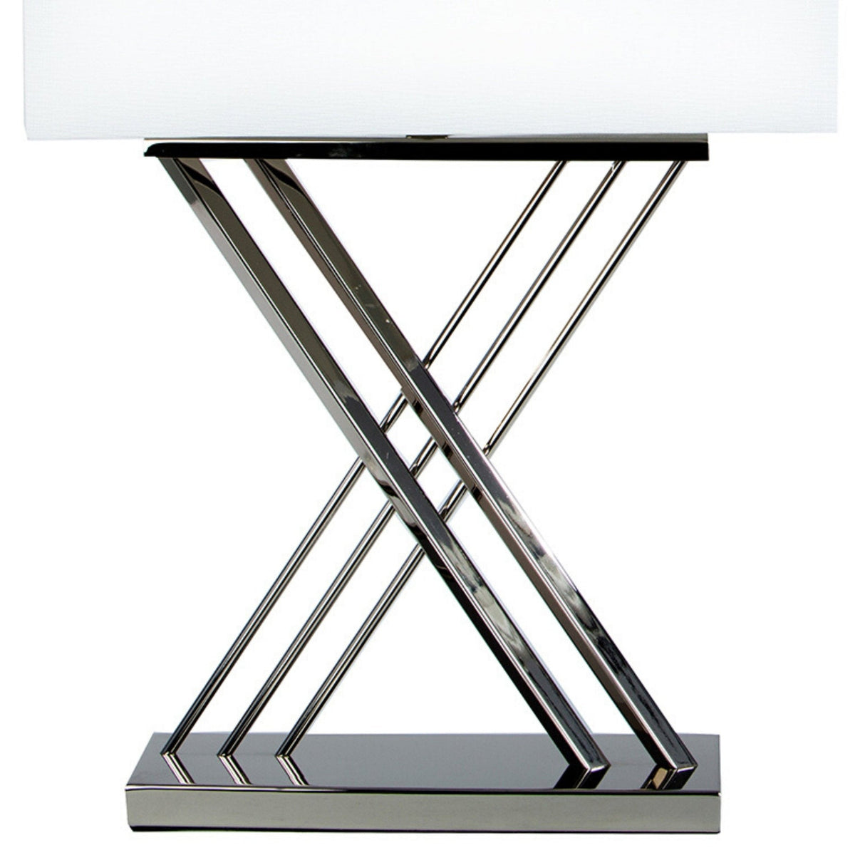 Chrome X Table Lamp // 1 Light - Home Elegance USA
