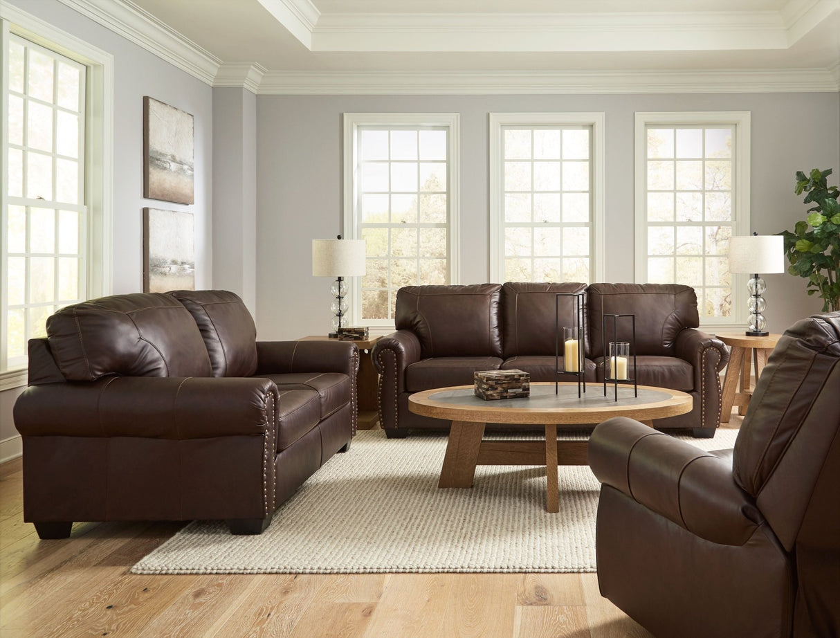 Colleton Living Room Set Dark Brown | Ashley - Home Elegance USA