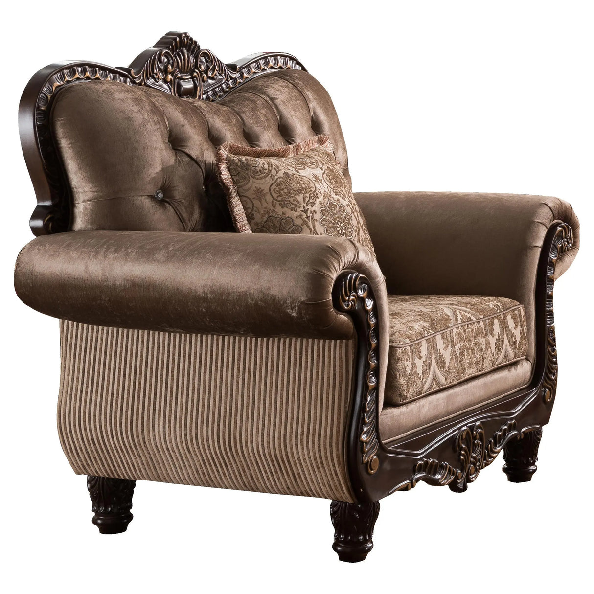 Giana Traditional Style Chair in Cherry finish Wood - Home Elegance USA