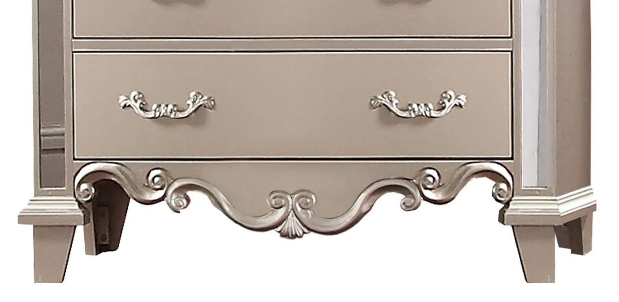 Sonia Contemporary Style Chest in Beige finish Wood - Home Elegance USA