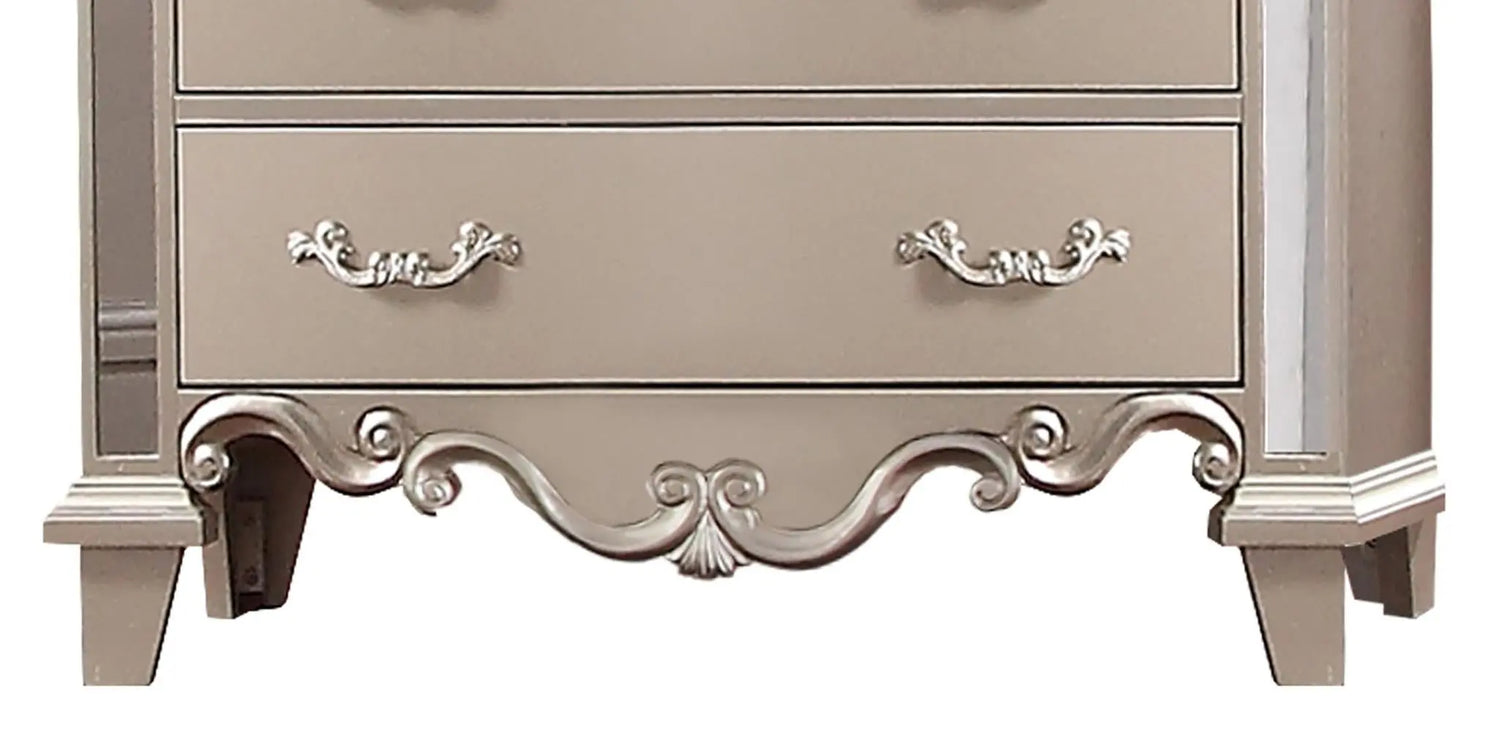 Sonia Contemporary Style Chest in Beige finish Wood - Home Elegance USA