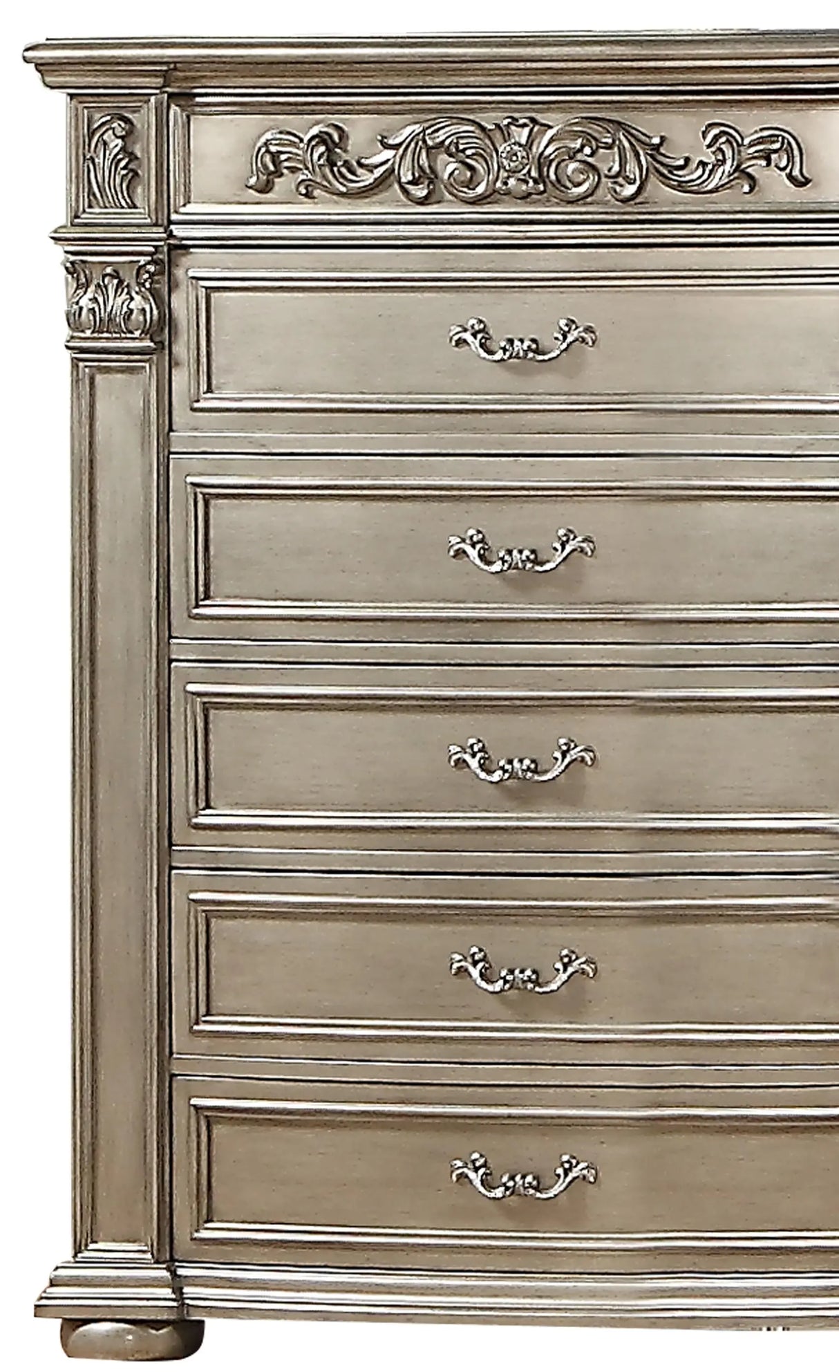 Platinum Traditional Style Chest in Gold finish Wood - Home Elegance USA