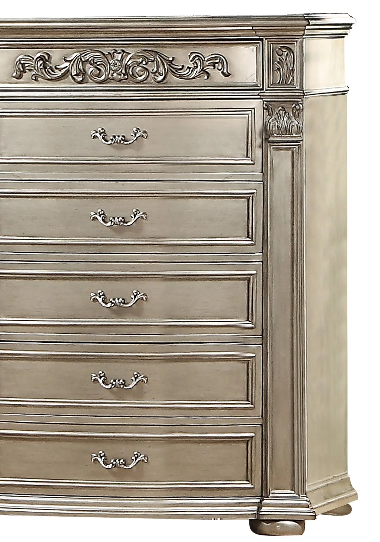 Platinum Traditional Style Chest in Gold finish Wood - Home Elegance USA