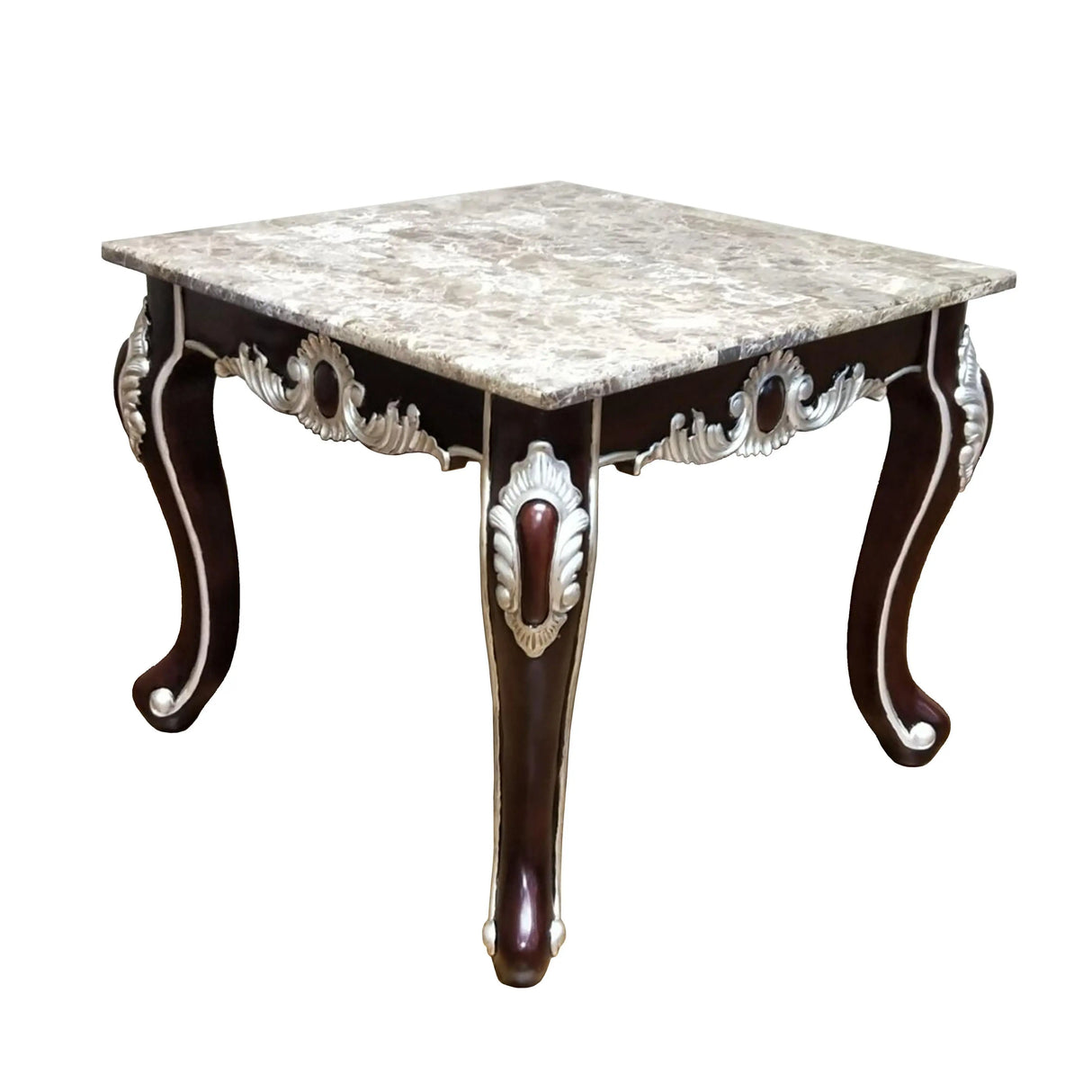 Monica Traditional Style End Table in Cherry finish Wood - Home Elegance USA