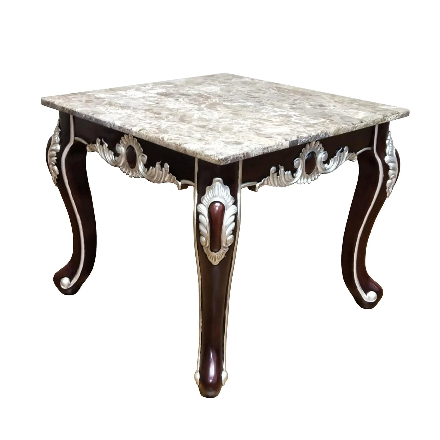 Monica Traditional Style End Table in Cherry finish Wood - Home Elegance USA