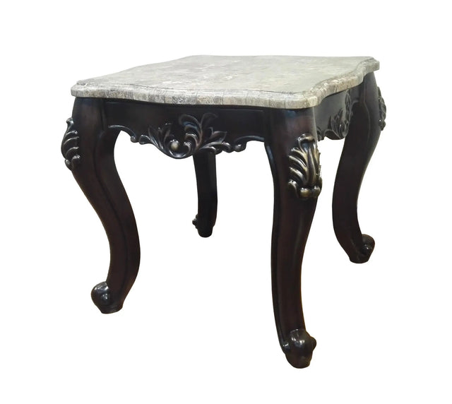 Aroma Traditional Style End Table In Cherry Finish Wood | Cosmos | Home Elegance USA
