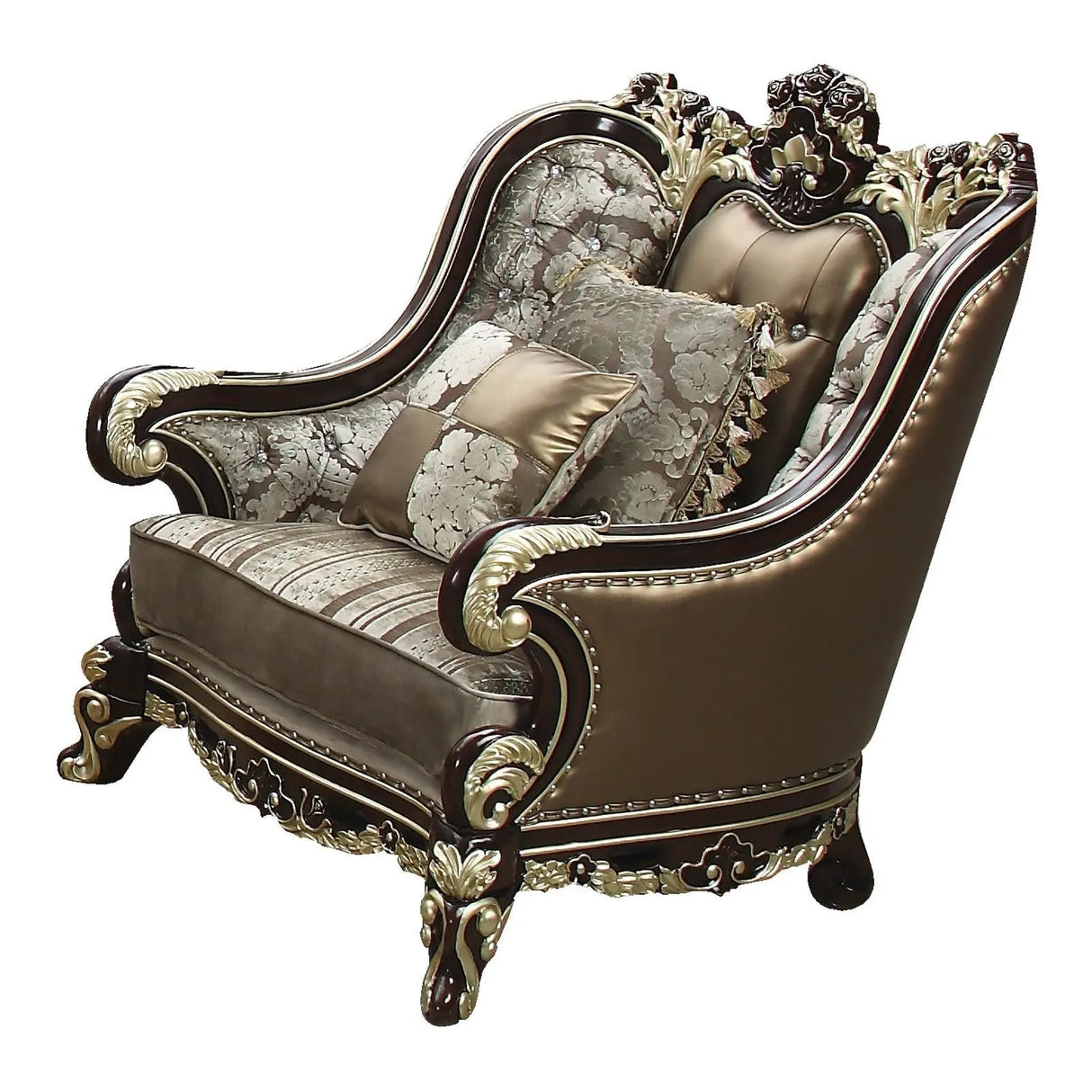 Monica Traditional Style Chair in Cherry finish Wood - Home Elegance USA