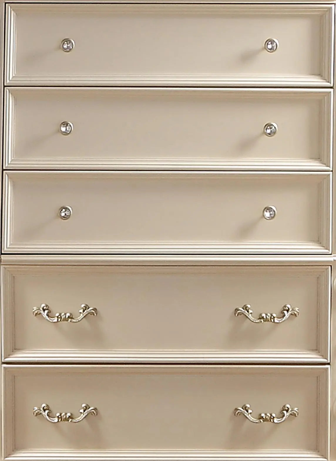 Victoria Traditional Style Chest in Off-White finish Wood - Home Elegance USA