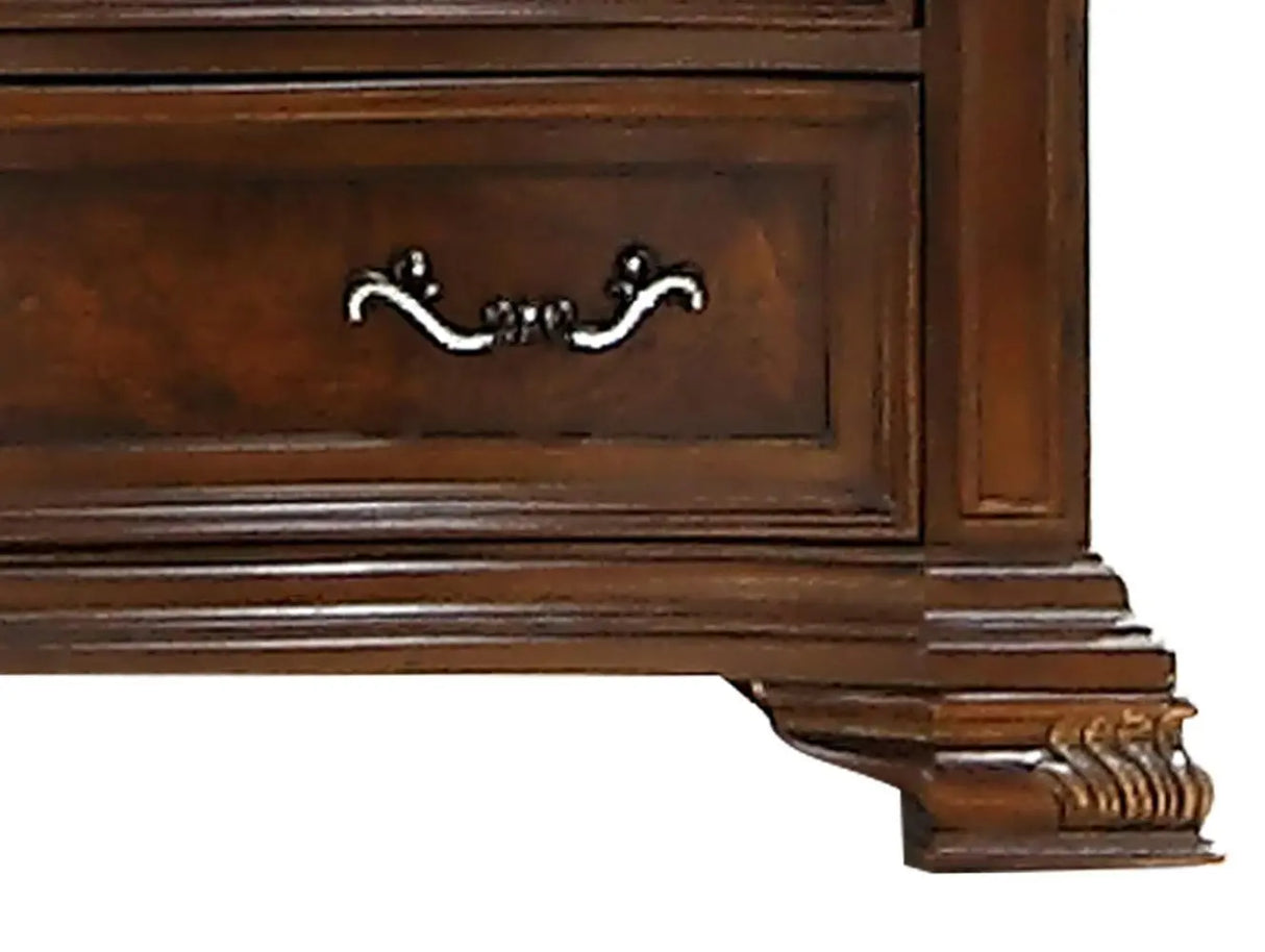 Santa Monica Traditional Style Chest in Cherry finish Wood - Home Elegance USA