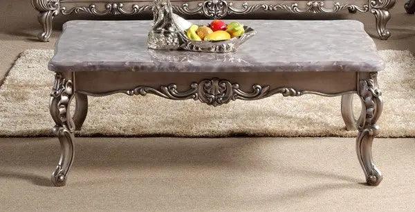 Cristina Traditional Sofa And Loveseat In Beige Wood Finish | Cosmos | Home Elegance USA