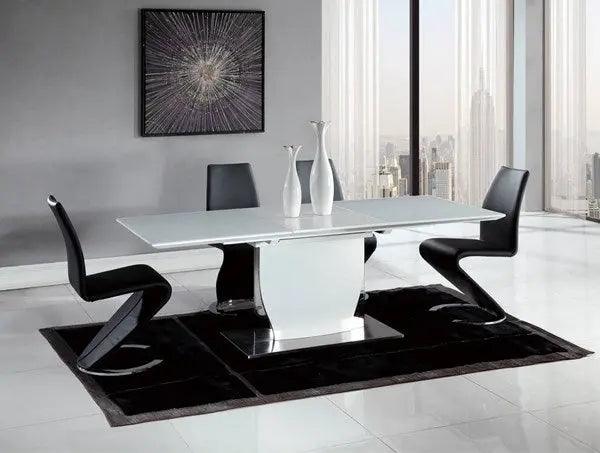 D2279DT 5 - Piece Glass Top Dining Room Set | Global | Home Elegance USA