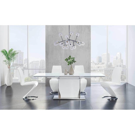 D2279DT 5 - Piece Glass Top Dining Room Set | Global | Home Elegance USA