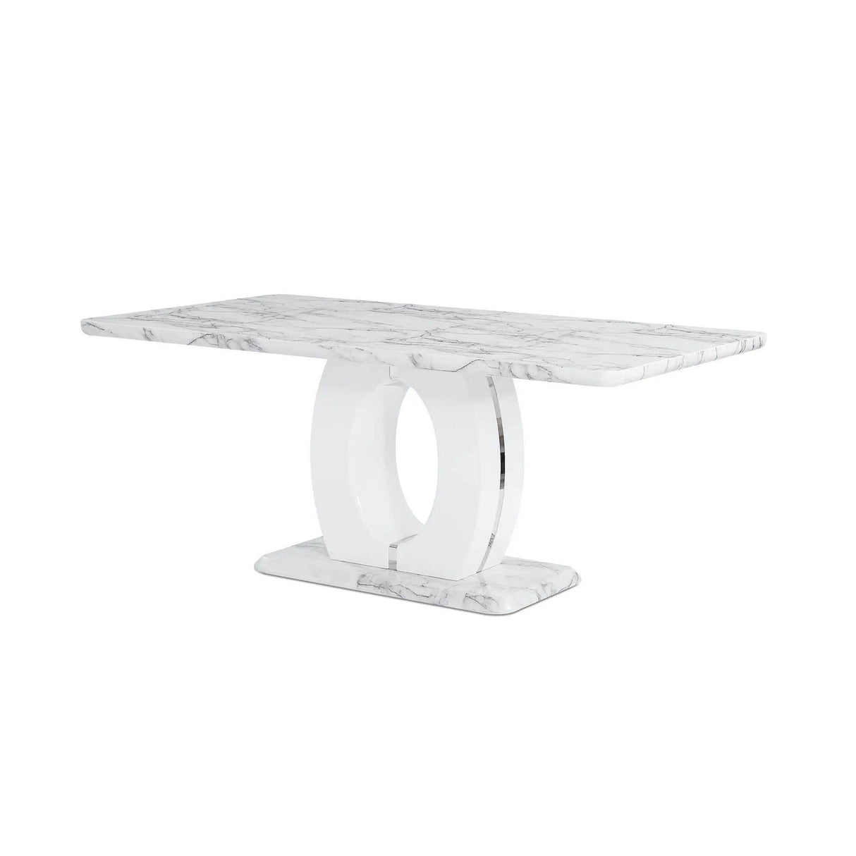 D894DT 5 - Piece Faux Marble Top Dining Room Set | Global | Home Elegance USA