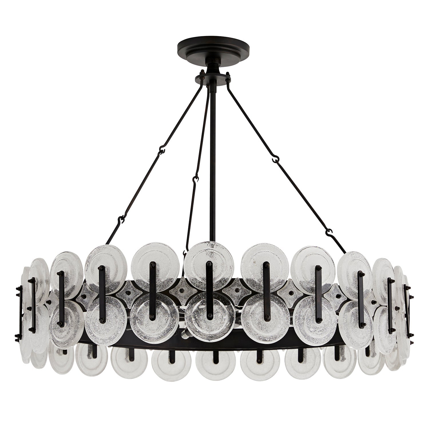 Laura Kirar For Arteriors Rondelle Chandelier