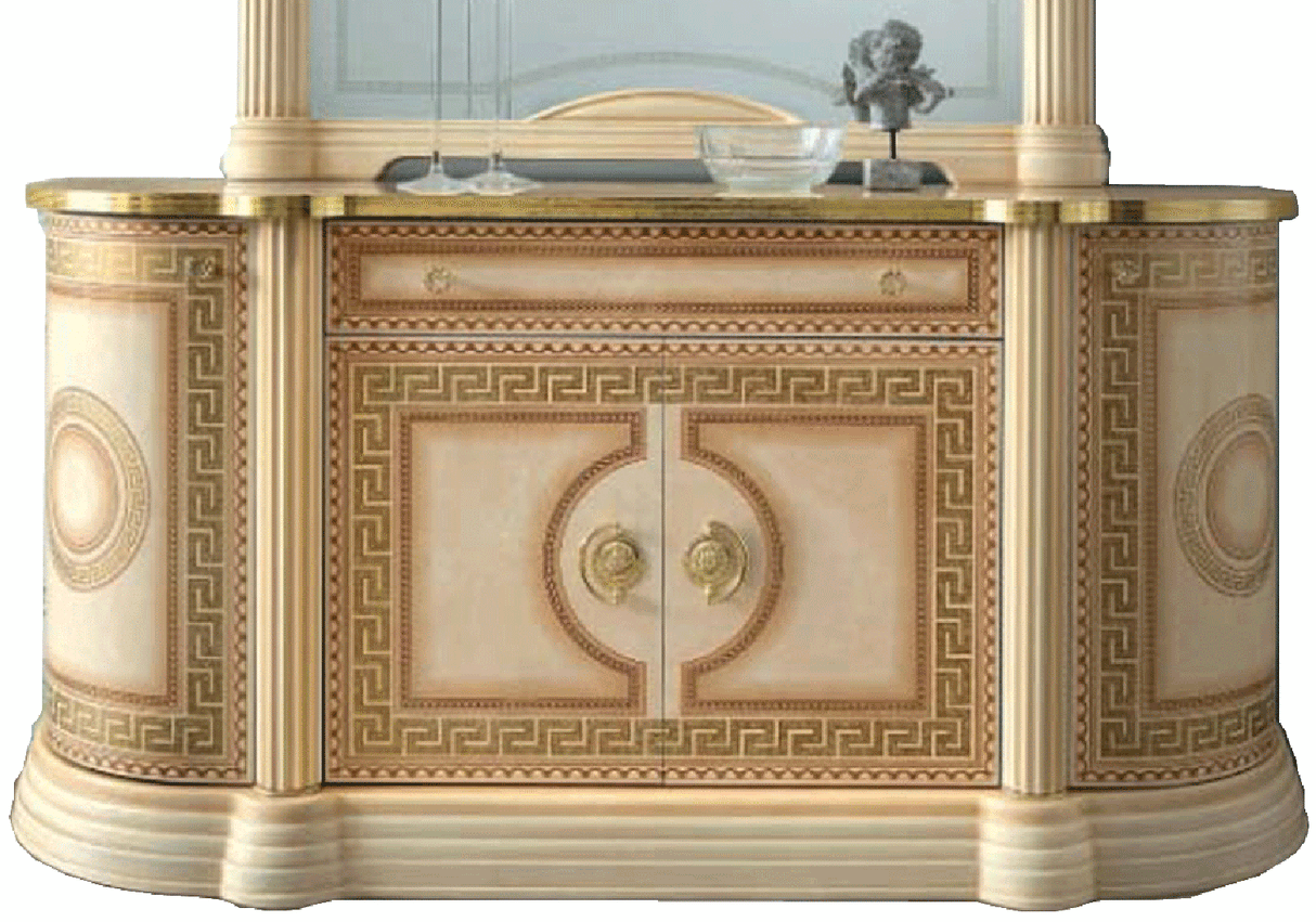 Aida 4 Door Buffet Ivory - Aida4Doorbuffetivory | ESF | Home Elegance USA