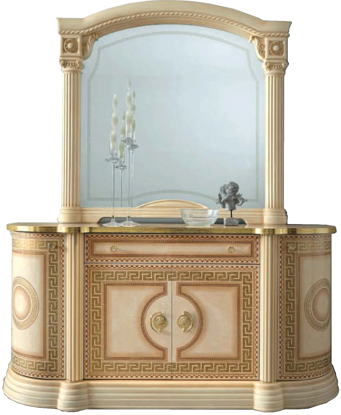 Aida 4 Door Buffet Ivory - Aida4Doorbuffetivory | ESF | Home Elegance USA