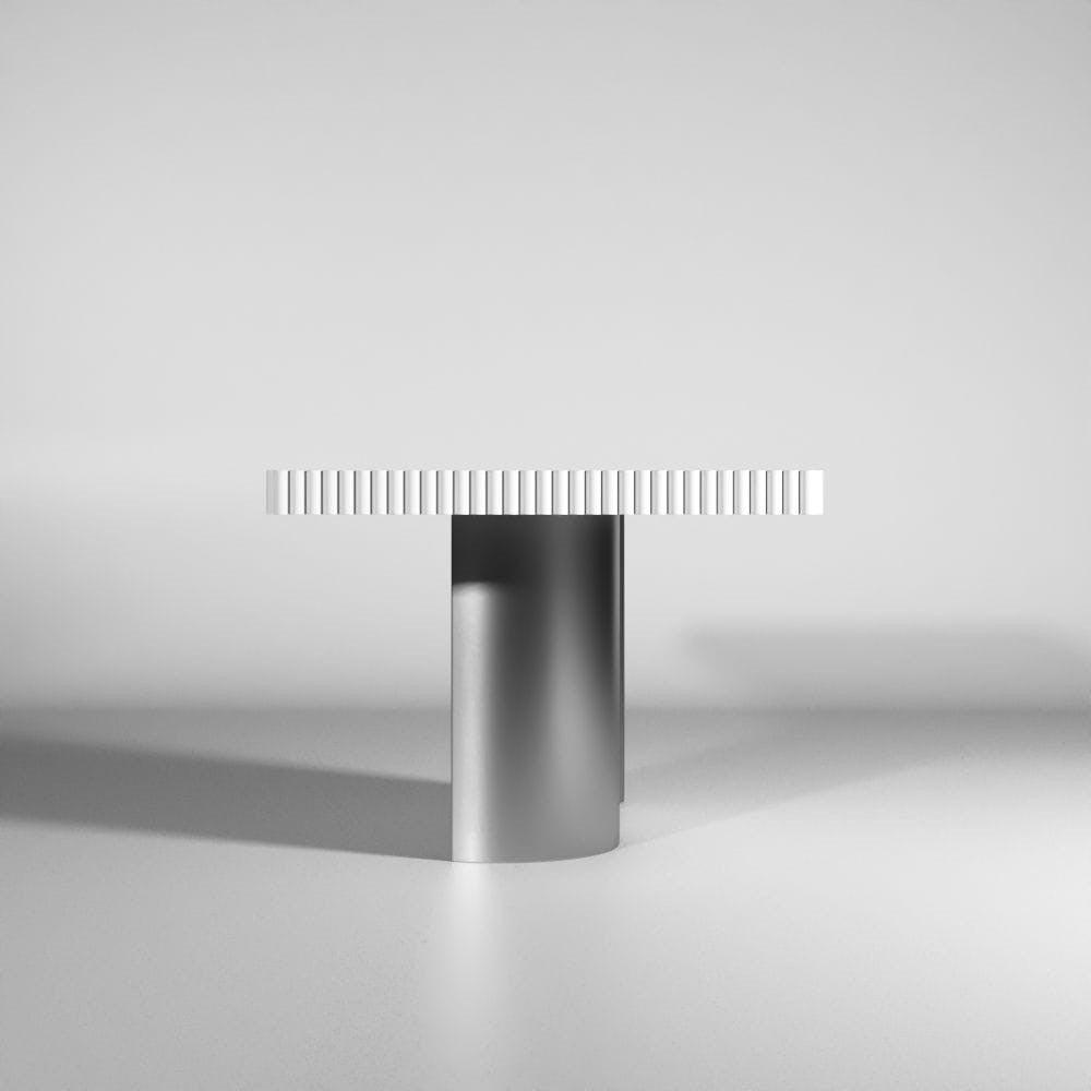 Esf Furniture - Wave Dining Table With 2 Extension In White Matt - Wavetablewhite