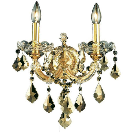 Elegant Lighting 2800 Maria Theresa 2 Lights Sconce - Home Elegance USA