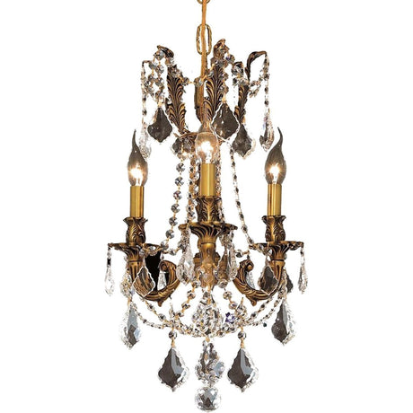 Elegant Lighting Rosalia 3 Lights E12 Pendant - Home Elegance USA