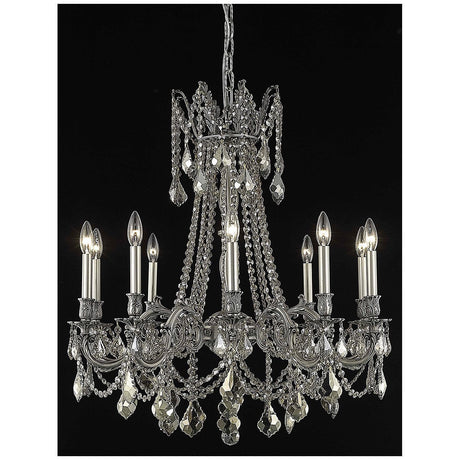 Elegant Lighting Rosalia 10 Lights Chandelier - Home Elegance USA